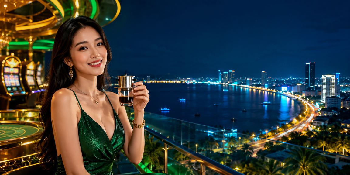 Người dùng Đà Nẵng ngồi quán cà phê đọc nhận định kèo bóng đá trên màn hình điện thoại