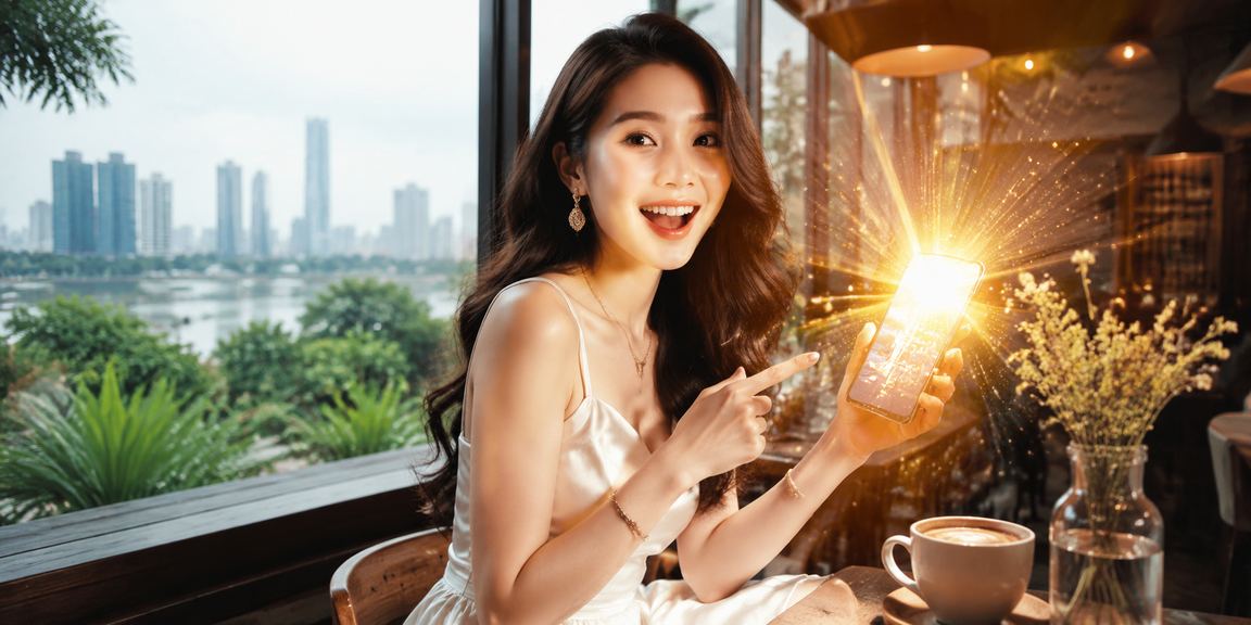 Người dùng TP.HCM thưởng thức cà phê buổi sáng và trải nghiệm casino trực tuyến trên điện thoại