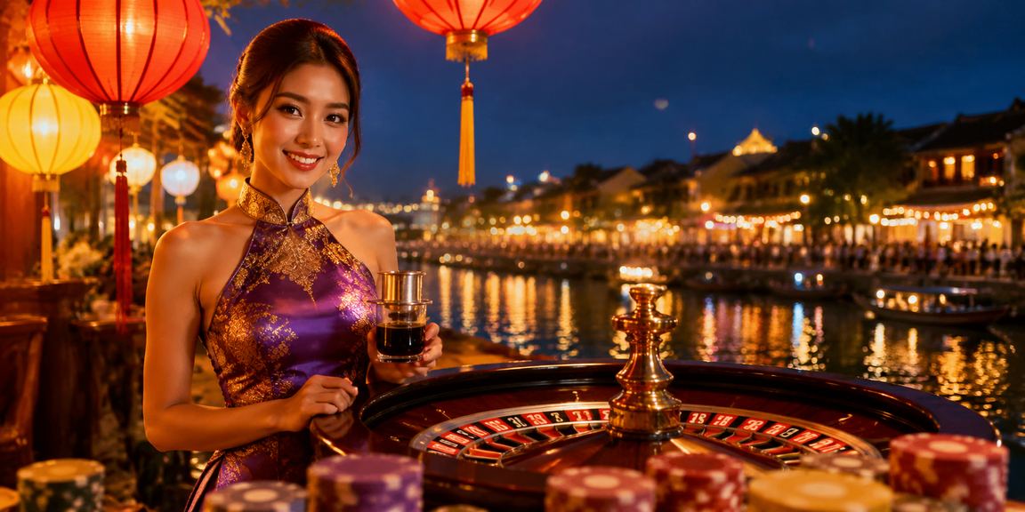 Người dùng Hội An thưởng thức cà phê buổi sáng trong khi xem tỷ lệ kèo trận đấu trên điện thoại